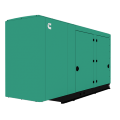 Cummins RS125 Quiet Connect™ Series 125kW Standby Power Generator (120/240V Single-Phase)