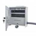Reliance Controls Pro/Tran2 - 30-Amp (120/240V 10-Circuit) Outdoor Transfer Switch w/ Wattmeters & Inlet