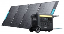 Anker SOLIX F2600 2560Wh Portable Power Station 400 Watt Solar Panel