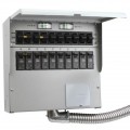 Reliance Controls 510CK1014 Pro/Tran 2 - 50-Amp Power Transfer Switch System 10' w/ Straight Blade
