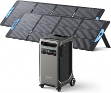 Anker SOLIX F3800 3840Wh Portable Power Station 2 200 Watt Solar Panel