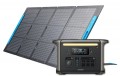 Anker SOLIX F1500 1536Wh Portable Power Station 200 Watt Solar Panel