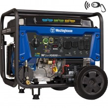 Westinghouse WGen10500TFc  10500 Watt Electric Start Tri Fuel Portable Generator CO Sensor And Wireless Remote Start 49 State