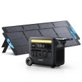 Anker SOLIX F2600 2560Wh Portable Power Station 2 400 Watt Solar Panel