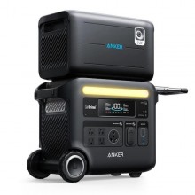 Anker SOLIX F2600 2560Wh Portable Power Station 2048Wh Expansion Battery